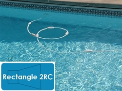 Complete 14'x28' Rectangle 2RC In Ground Swimming Pool Kit with Steel Supports