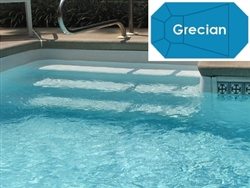 Complete 16'x32' Grecian InGround Swimming Pool Kit with Polymer Supports