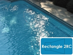 Complete 16'x36' Rectangle 2RC InGround Swimming Pool Kit with Polymer Supports