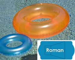 Complete 16'x37' Roman InGround Swimming Pool Kit with Steel Supports