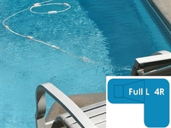 Complete 16x38x24 Full L 4R InGround Swimming Pool Kit with Steel Supports