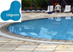 Complete 18x38x29 Lagoon InGround Swimming Pool Kit with Polymer Supports