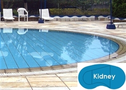 Complete 20'x38' Kidney InGround Swimming Pool Kit with Wood Supports