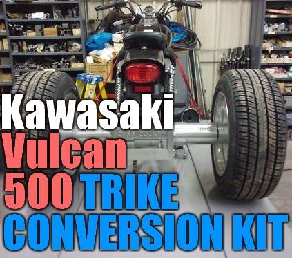 gift Diplomat Kan ikke lide Kawasaki Vulcan 500 Motorcycle Trike Conversion Kit