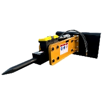 Skid Steer 680 Hydraulic Concrete Breaker Attachment for TUFF-LIFT Mini Excavators - AGT-SSHH-680A