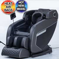 Zero Gravity Music Massage Chair With Touch Remote, Heat, Air Bags, Rollers, BLUETOOTH & More - The Throne Edition!