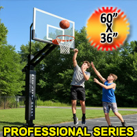 Next Level 60" x 36" Inground Basketball Hoop