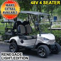 48V Electric Golf Cart 4 Seater Renegade Light Edition Utility Golf UTV - LIGHT EDITION