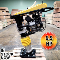 6.5 HP CARB Approved Gas Powered Plate Compactor Tamper Rammer
