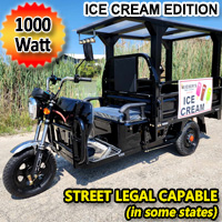 Electric Powered Tuk Tuk Ice Cream Coffee Trike Truck Business Vehicle