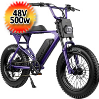 Macfox X1S eBike, 500Watt Motor Electric Bike, 28mi Max Range, 20mph Max Speed