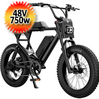 Macfox X2 eBike, 750Watt Motor Electric Bike, 40mi Max Range, 20mph Max Speed