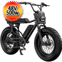 Macfox X7 eBike, 500Watt Motor Electric Bike, 35mi Max Range, 20mph Max Speed