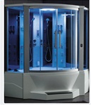 Zen Brand New Jetted Tub and Steam Shower 66" x 66" x 90"