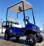 36v Electric Termite Golf Cart Mini Four Seater 4 Seater Optionally Fully Loaded - BLUE
