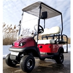 Electric Termite Golf Cart Mini Four Seater Optionally Fully Loaded - RED