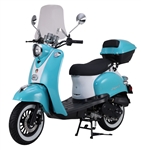 Amigo 50cc 4 Stroke Gas Moped Scooter With USB Port - MAGARI-50
