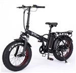 20" Electric Bicycle 500 Watt 48 Volt Lithium Powered eBike Cruiser