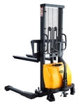 Semi-Electric Straddle Stacker - 3300Lbs Capacity - 63"/118" Lifting - CTD15B-III