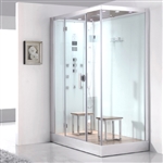 Ariel Platinum White Steam Shower 59" x 35.4" x 89.2" - DZ961F8W