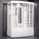 Ariel AmeriSteam White Steam Shower 59" x 36" x 87" - ZAA208