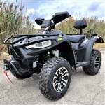 New MSA 300cc 4x4 Atv Fully Automatic High/Low  Four Stroke Quad - BLACK