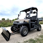 Crossfire Gas Golf Cart EFI UTV 200cc 2 Seater Utility Vehicle With Plow- CROSSFIRE 200 EFI With Plow - Tree Camo