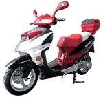 150cc 4 Stroke Single Cylinder Moped Scooter with Radio & USB - PHANTOM 150CC (QT-12)
