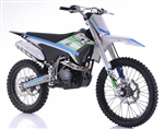 250cc 4-Stroke 5 Speed Manual Apollo Dirt Bike with Electric & Kick Start & 21”/18” Off-Road Wheels - THUNDER 250 DLX