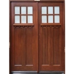 Solid Wood Cherry Double 30" Exterior Door Unit