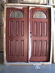 Double Mahogany Half Moon a Pair of 32" Double Door