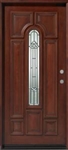 Solid Wood Mahogany 36" Pre-Hung Exterior Door