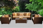 Beach 4 Piece Outdoor Wicker Patio Furniture Set - 2017 Model