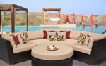 Beach 4 Piece Outdoor Wicker Patio Furniture Set - 2017 Model