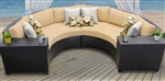 Beach 4 Piece Outdoor Wicker Patio Furniture Set - 2017 Model