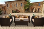 Beach 6 Piece Outdoor Wicker Patio Furniture Set - 2017 Model