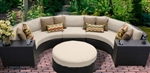 Beach 6 Piece Outdoor Wicker Patio Furniture Set - 2017 Model