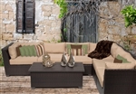Beach 7 Piece Outdoor Wicker Patio Furniture Set - 2017 Model