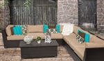 Beach 8 Piece Outdoor Wicker Patio Furniture Set - 2017 Model