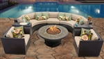 Beach 8 Piece Outdoor Wicker Patio Furniture Set - 2017 Model