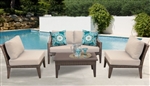 Modern 5 Piece Outdoor Wicker Patio Furniture Set - 2017 Model
