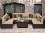 Premium 7 Piece Outdoor Wicker Patio Furniture Set - 2017 Model