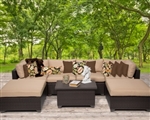 Premium 7 Piece Outdoor Wicker Patio Furniture Set - 2017 Model