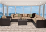 Premium 8 Piece Outdoor Wicker Patio Furniture Set - 2017 Model