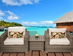 Regal 3 Piece Outdoor Wicker Patio Furniture Set - 2017 Model