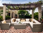 Regal 8 Piece Outdoor Wicker Patio Furniture Set - 2017 Model