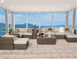 Regal 13 Piece Outdoor Wicker Patio Furniture Set - 2017 Model