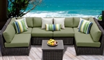 Rustic 7 Piece Outdoor Wicker Patio Furniture Set - 2017 Model