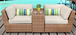 Toscano 3 Piece Outdoor Wicker Patio Furniture Set - 2017 Model
