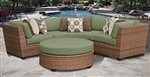 Toscano 4 Piece Outdoor Wicker Patio Furniture Set - 2017 Model